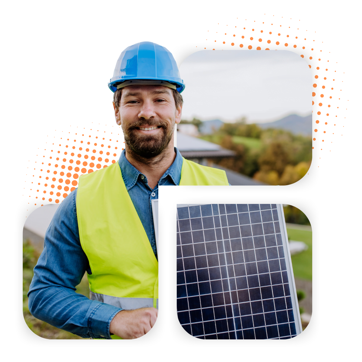 HP Energy | PPA For SA Homes power purchase agreement header image of a man holding a solar panel