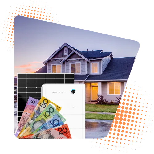 HP Energy | Federal Battery Rebate 2025 – Save 30% on Battery Systems Home equipped with solar panels and battery storage eligible for Federal Battery Rebate 2025